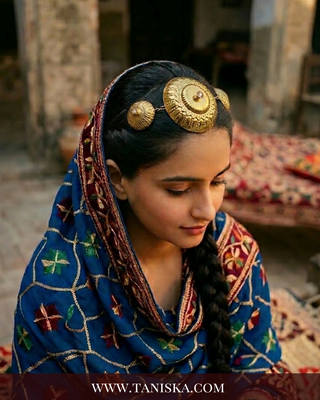 The Swarn-Chakra Bridal Hair Accessory