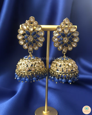 HANIYA Designer Blue Long Haar Set