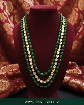 The Crown Prince | Radiant Crystal & Pearl Mala