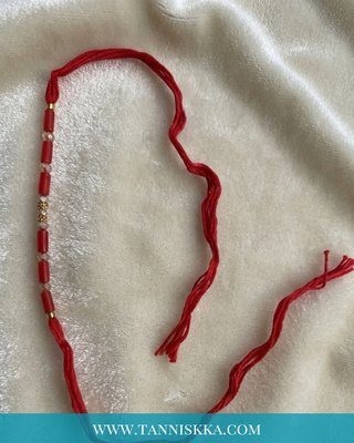 Rakhi (x1 Thread) - Mayian Guest Ganey, Pooja Thread - Multi-Purpose