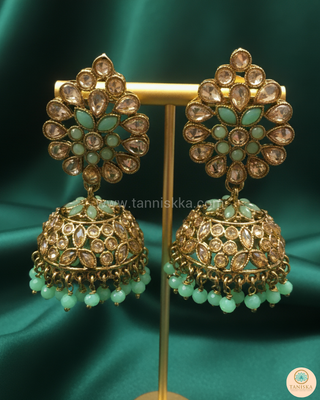 HANIYA Designer Mint Long Haar Set