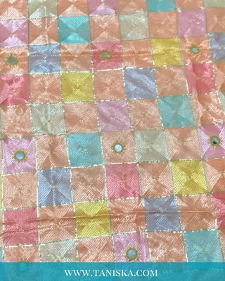 Pure Heritage Pastel Bagh Phulkari