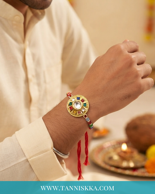 Kundan Rakhi Thread (x1 Thread)