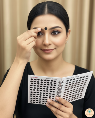 All Black Bindi Book (960 Bindis) - Bindi Book