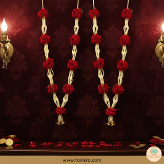 Royal Red Bride-Groom Mala