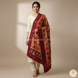 The Bridal Shagun Phulkari Dupatta
