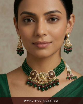 The Emerald Peacock Heritage Choker
