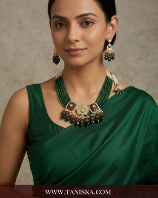 The Emerald Peacock Heritage Choker