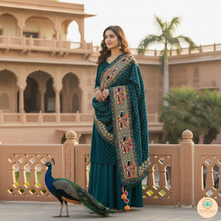 The Maharani Phulkari Dupatta