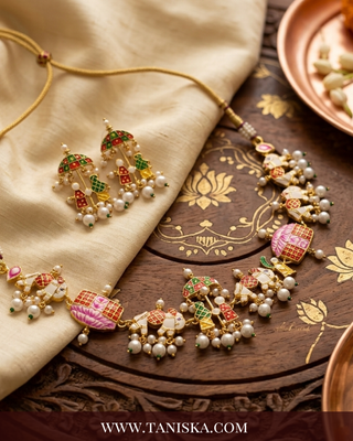 The Utsav Meenakari Heritage Necklace