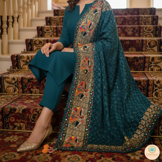 The Maharani Phulkari Dupatta