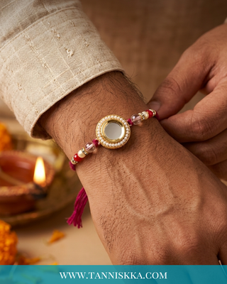 Kundan Rakhi Thread (x1 Thread)