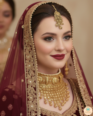 The Royal Antique Gold Majesty Necklace Set - Necklace Set