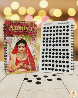 All Black Bindi Book (960 Bindis) - Bindi Book