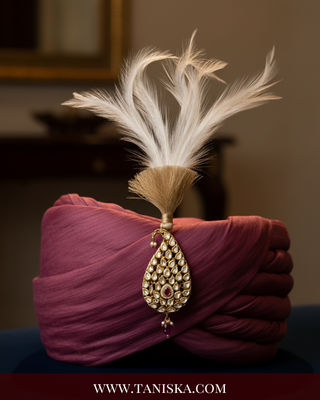 Imperial Kundan & Pearl Crest Kalgi