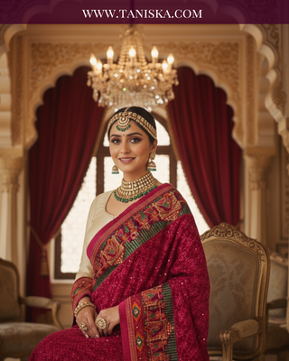 The Dholi Baarat Phulkari Dupatta