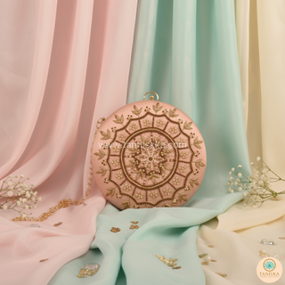 The Blush Mandala Clutch Bag
