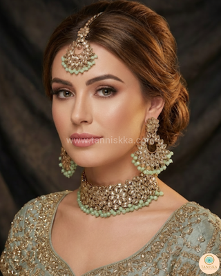 MISHKA Designer Mint Choker Set