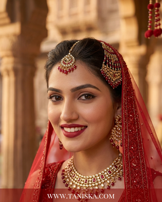 Scarlet Heritage Embroidered Bridal Lehenga