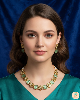 Mint SIMPLE Necklace Set