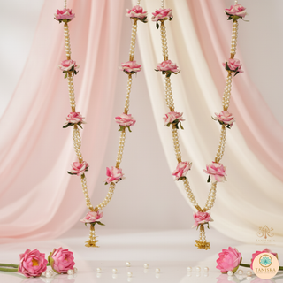 Pink Bride-Groom Mala