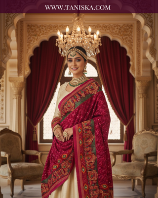 The Dholi Baarat Phulkari Dupatta