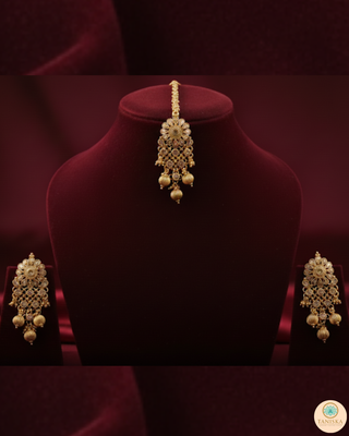 The Royal Antique Gold Majesty Necklace Set