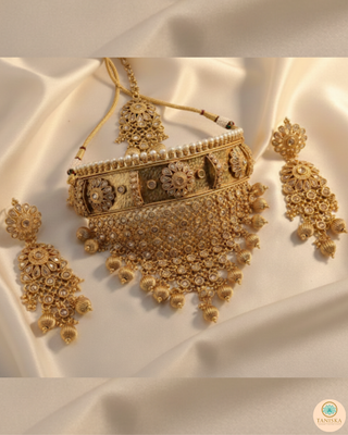 The Royal Antique Gold Majesty Necklace Set