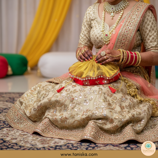 "Happy Marriage" - 1 Red Multi-Purpose DORI RUMAL (Gift Bag, Thaal Cover, Potli Bag - Perfect for: Indian Wedding, Shagan Ceremony, Chunni Charhana, Bridal Shower, Baby Shower, Maiyan, Weddings, Favors, Shaadi, Walima)
