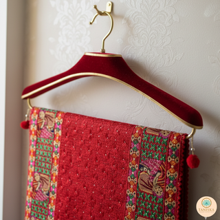 The Kudiyan Di Kala Phulkari Dupatta