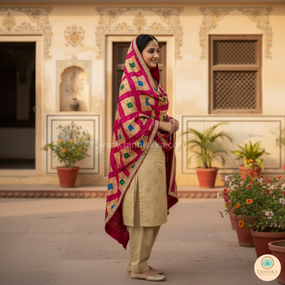 The Patiala Phulkari Dupatta