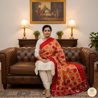 The Bridal Shagun Phulkari Dupatta