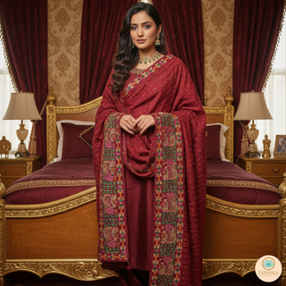 The Kudiyan Di Kala Phulkari Dupatta
