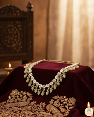 The Sovereign Ishani Heritage Haar (Mint)