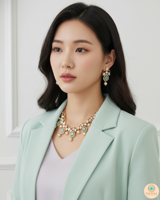 The Verra Necklace Set (Mint)