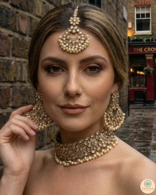 The Rajwada Heritage Chandbali Choker Set