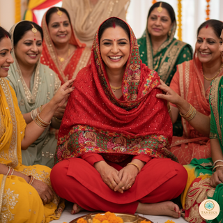 The Kudiyan Di Kala Phulkari Dupatta