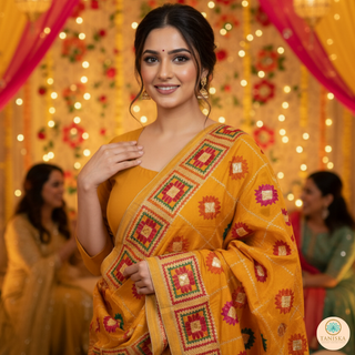The Sparkle Phulkari Dupatta