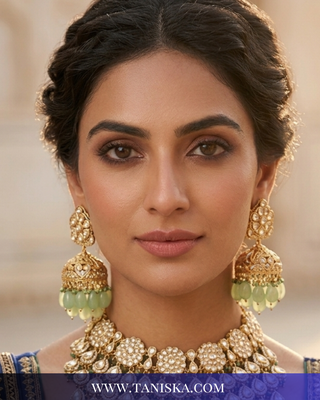 The Imperial Emerald & Kundan Bridal Set