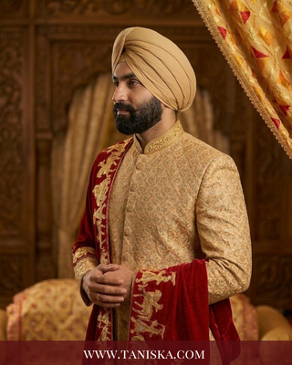 The Royal Heritage Barat Velvet Shawl