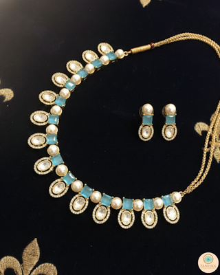 The Verra Necklace Set (Turquoise)