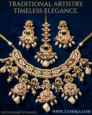 Azure Royale Kundan & Pearl Jewelry Set