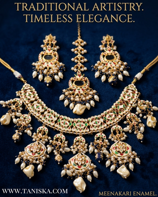 Azure Royale Kundan & Pearl Jewelry Set
