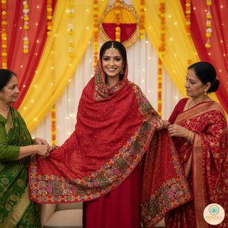 The Kudiyan Di Kala Phulkari Dupatta