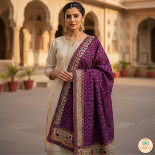 The Maharani Phulkari Dupatta