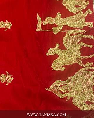 The Royal Heritage Barat Velvet Shawl