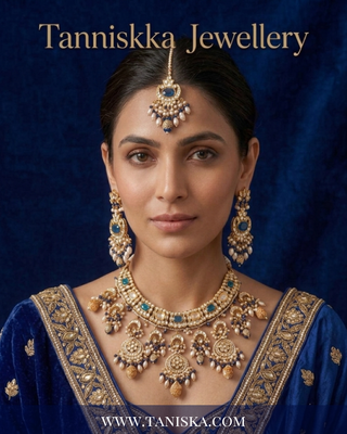 Azure Royale Kundan & Pearl Jewelry Set