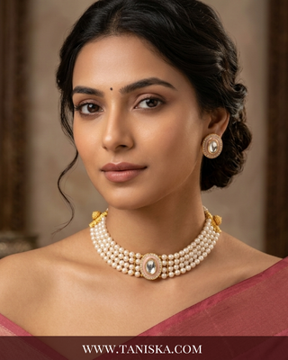 The Noor Mahal Kundan Choker Set