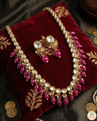 The Sovereign Ishani Ruby-Tone Heritage Haar (Hot Pink)