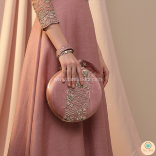 The Dusky Rose Bloom Clutch Bag